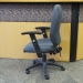 Grey High Back Rolling Task Chair w Arms